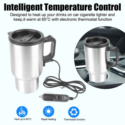 12V 450ml Electric Heating coffee cup